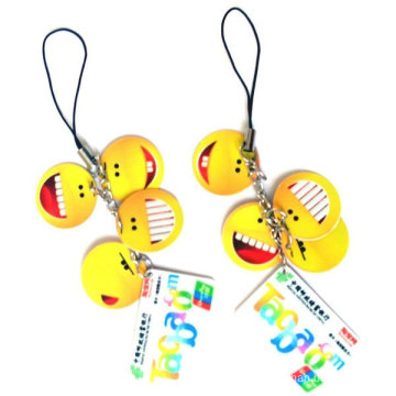 pvc mobile pendant for promotion,gift,bags,mobile phone and mass selling